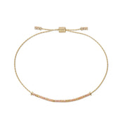 I Love You Morse Code Bracelet | Gold
