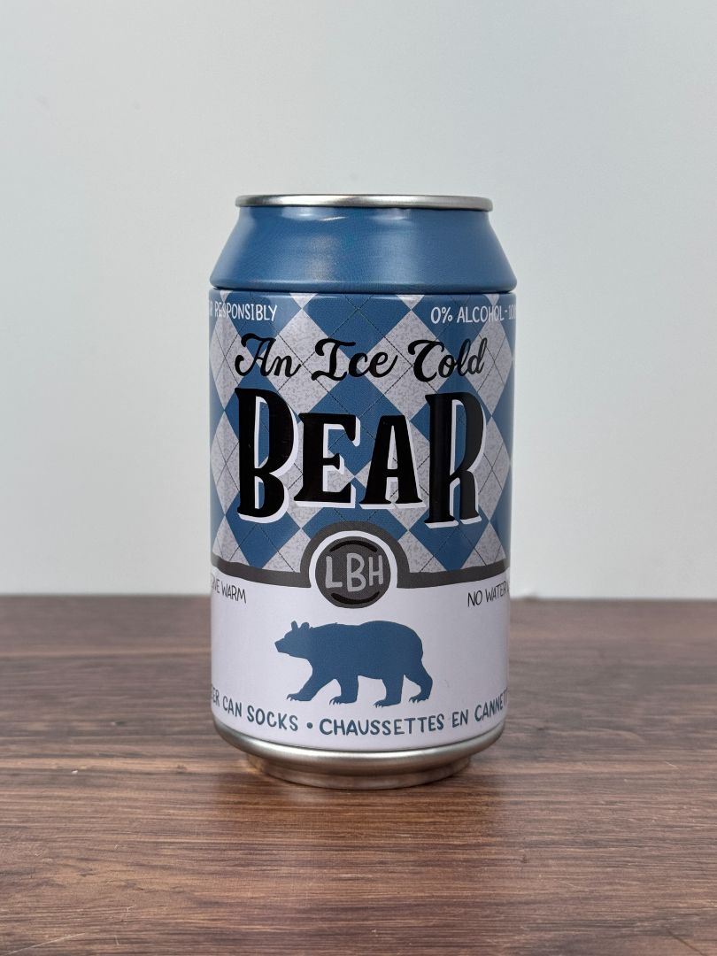 Ice Cold Bear - Men's Sock in a Can - One Size