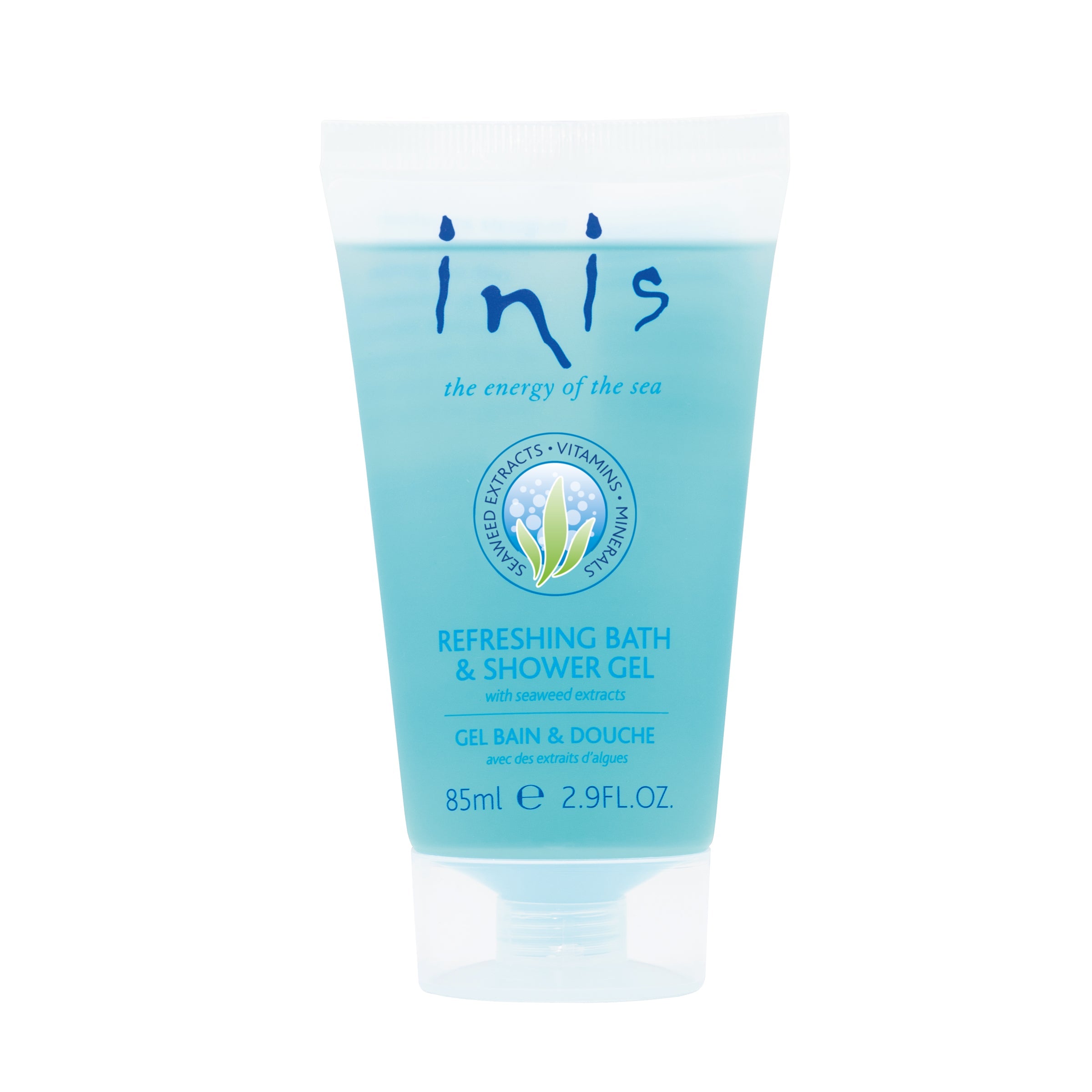 Inis Energy of the Sea Refreshing Bath & Shower Gel 85ml | 2.9 Fl oz - Travel Size