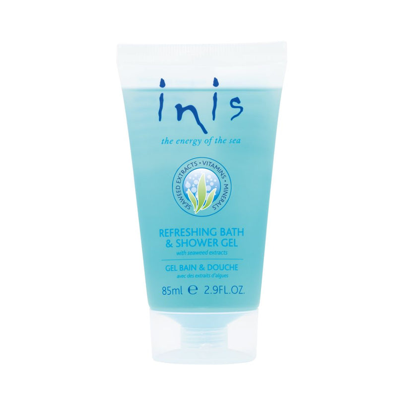 Inis Energy of the Sea Refreshing Bath & Shower Gel 85ml | 2.9 Fl oz - Travel Size by 112 - Peony Lane Boutique