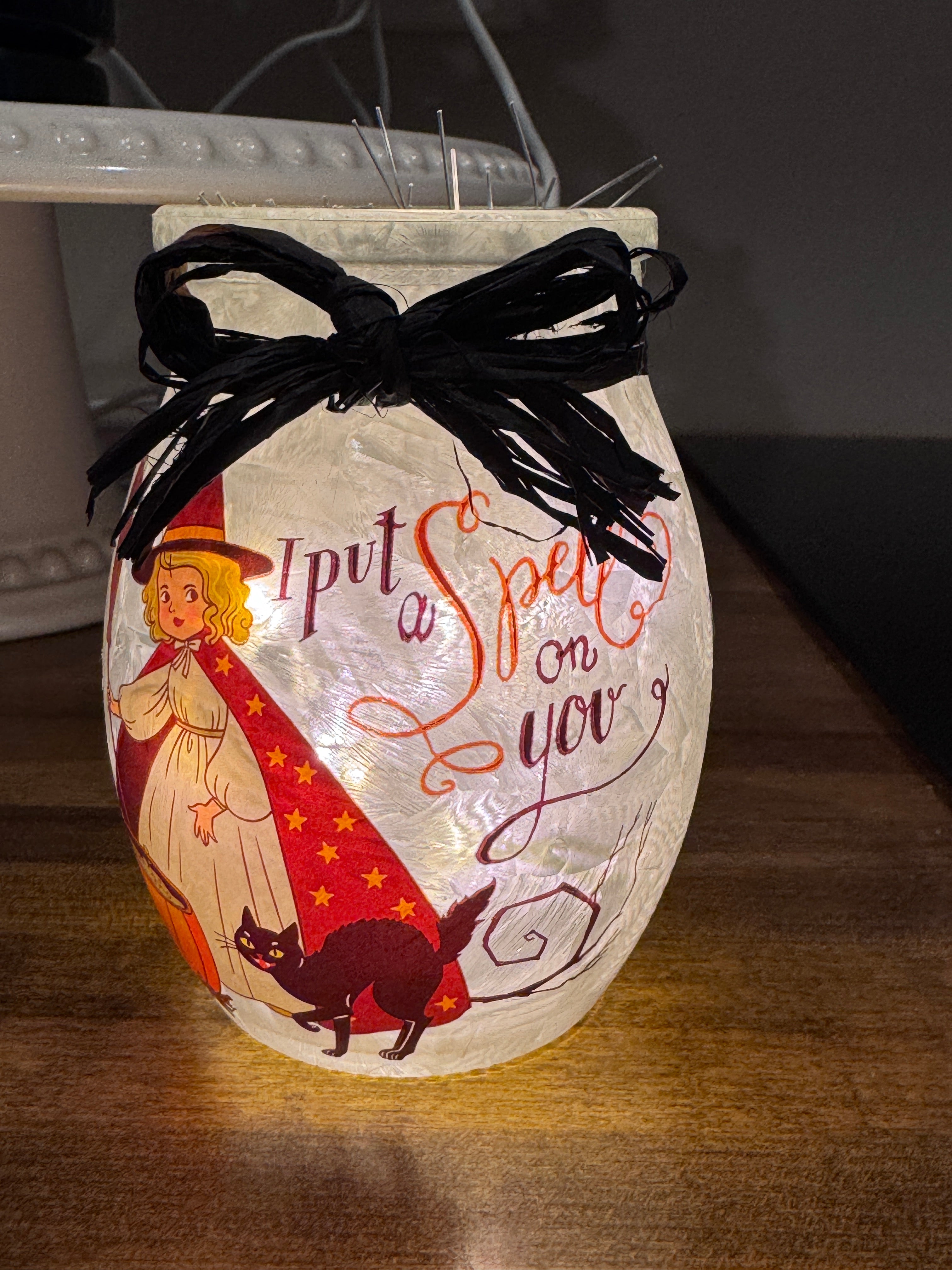 Stony Creek I Put a Spell On You Pre-Lit Small Jar