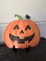 Jack-O-Lantern Metal Sign for Stake