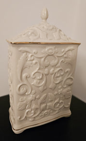 Vintage Lenox Georgian Porcelain Mantel Clock