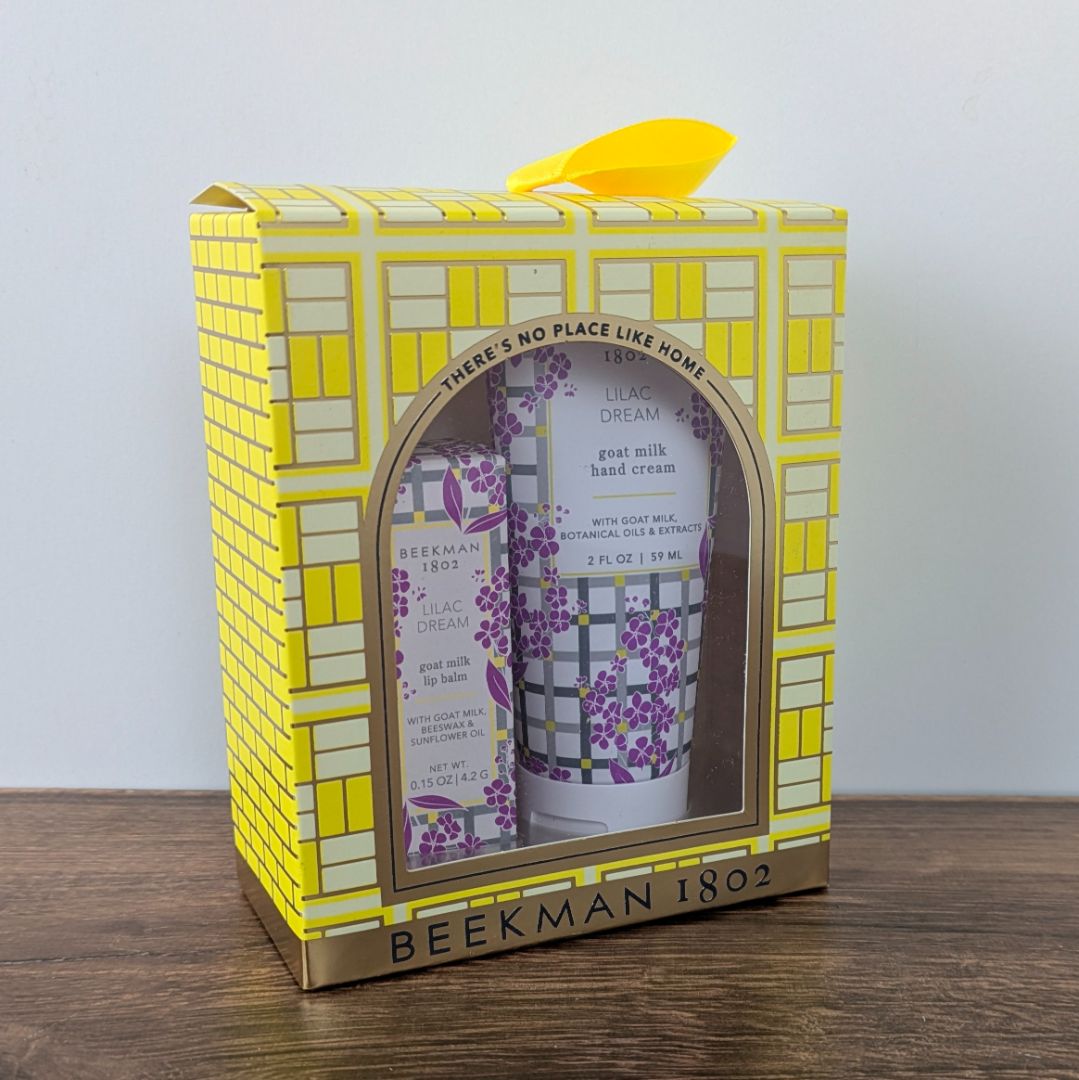 Lilac 2oz Hand Cream & Lip Balm Gift Set