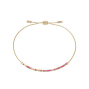 Love You Mom Morse Code Bracelet | Gold