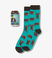 Beer Hug Brew - Men's Socks in a Beer Can - One Size Fits All