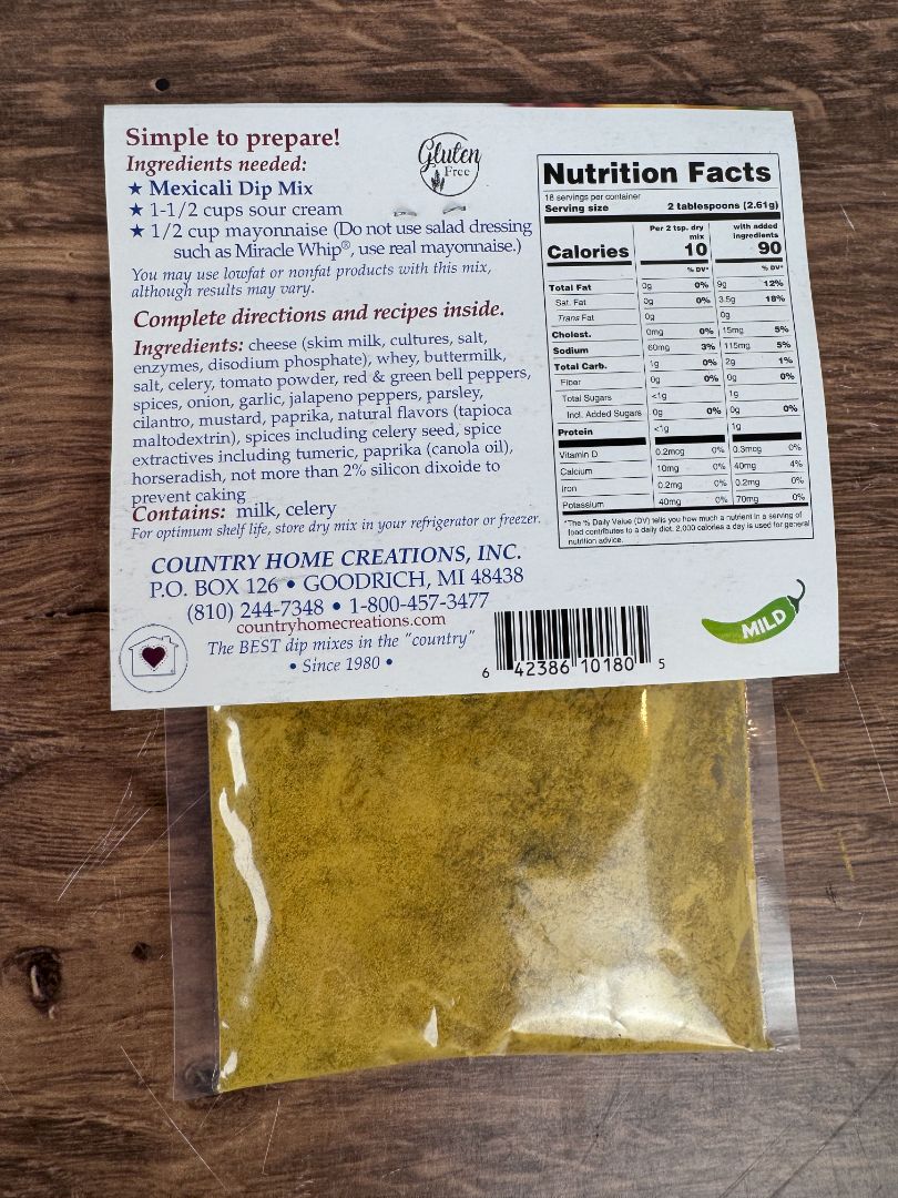 Mexicali Dip Mix