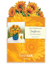Mini Sunflowers Pop Up Greeting Card