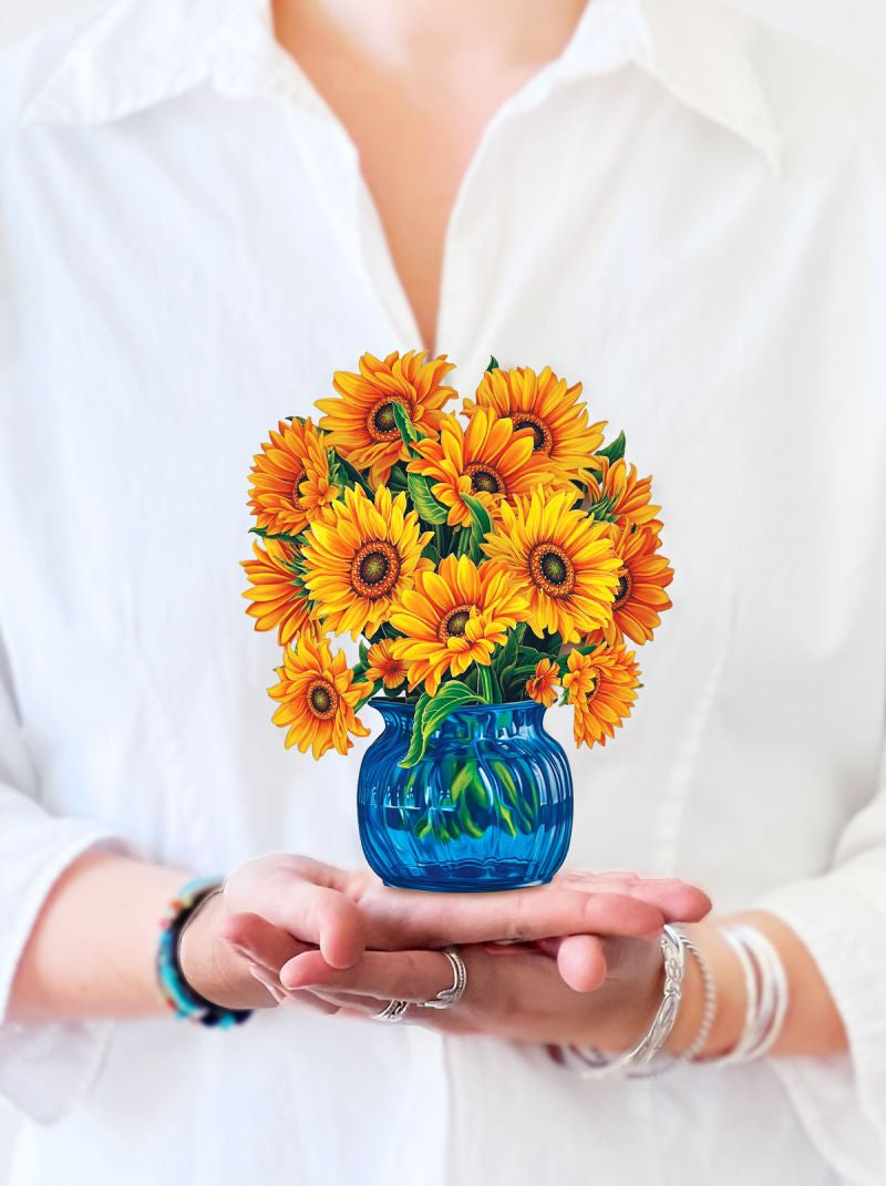 Mini Sunflowers Pop Up Greeting Card