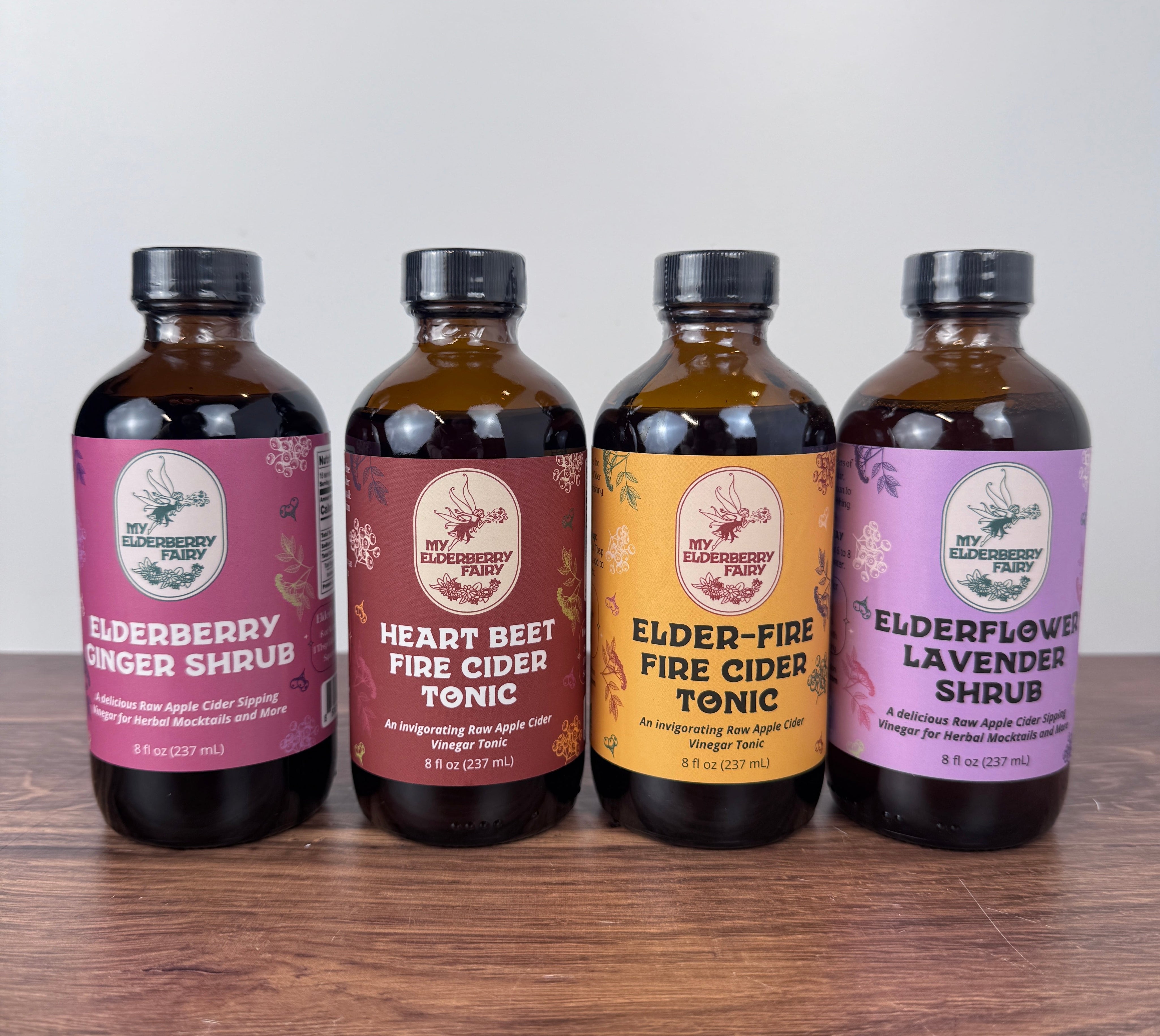 Heart Beet Fire Cider Tonic – Herbal Apple Cider Vinegar Blend (8 oz)