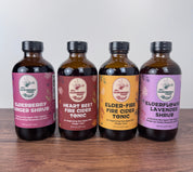 Elderberry Ginger Shrub – Spiced Botanical Vinegar Elixir (8 oz)