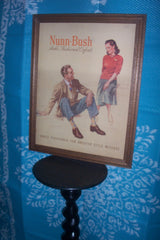 1940's Nunn Bush framed store display
