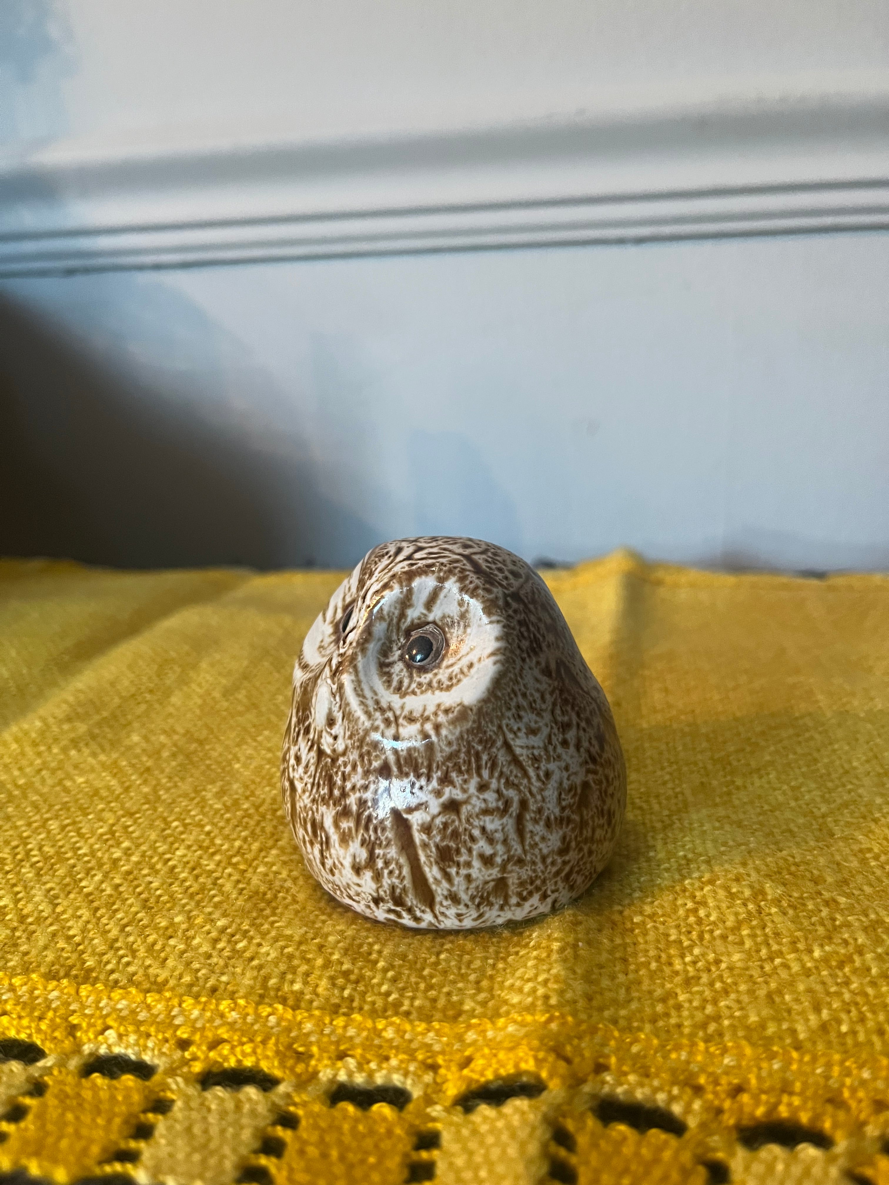 Pigeon Forge Speckled Ceramic Owl