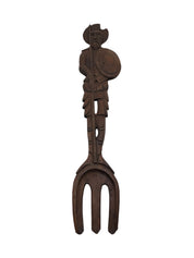 26” Carved Wood Don Quixote wall hanging