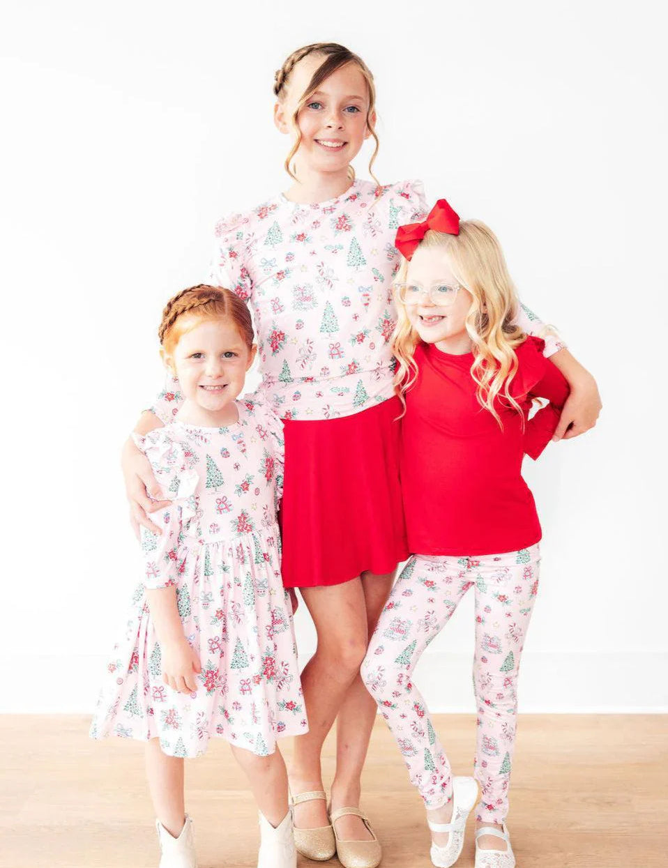 PinkChristmas3_4SleeveRuffleTwirlDress.webp