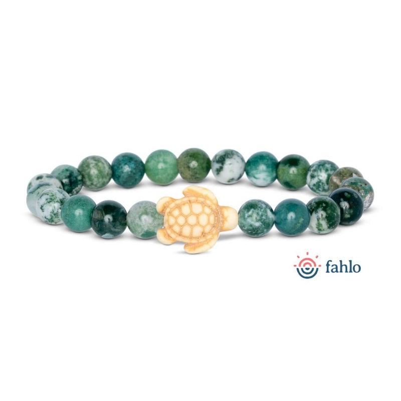 Fahlo Turtle Tracking Bracelet - Seagrass by 112 - JSQ Mercantile