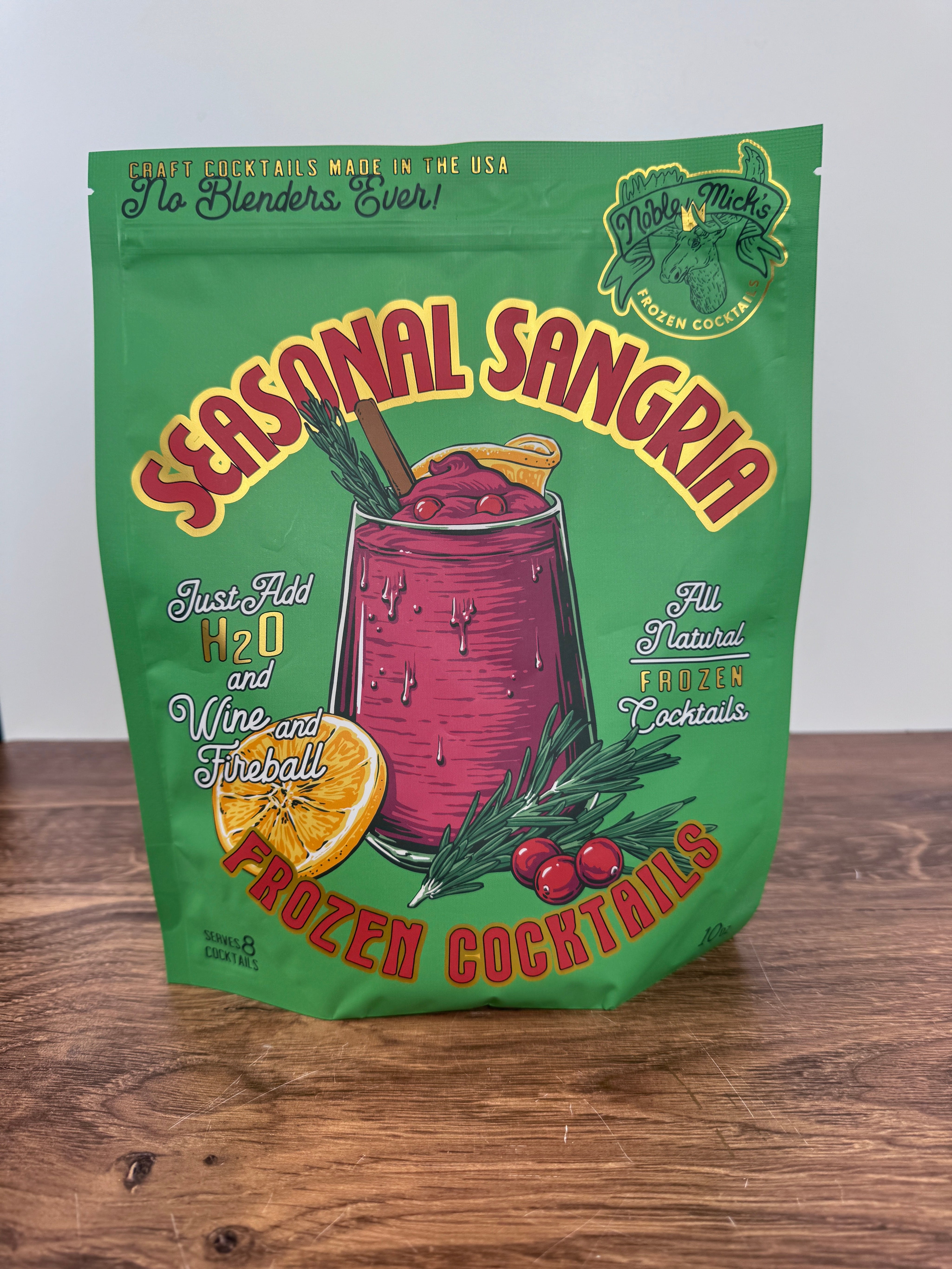 Seasonal Sangria Frozen Cocktail Mix by Noble Micks - 10oz Bag