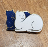 Vintage Smiling Cats Pin