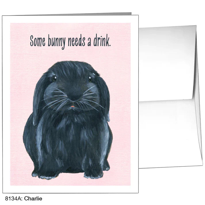 Some Bunny Needs a Drink Greeting Card