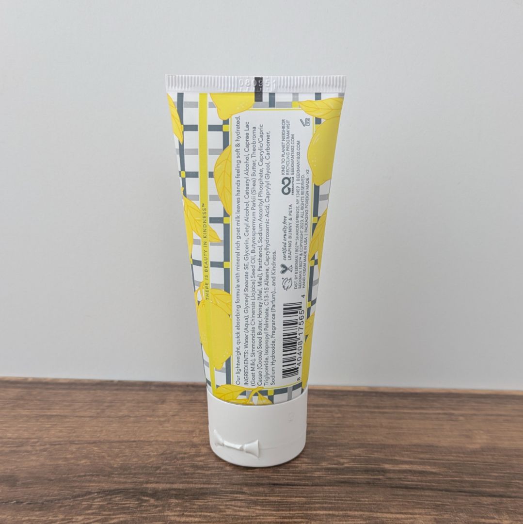 2oz Sunshine Lemon Goat Milk Hand Cream