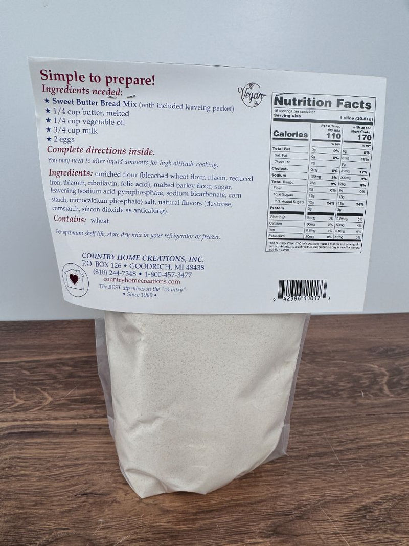Sweet Butter Bread Mix — alternate view