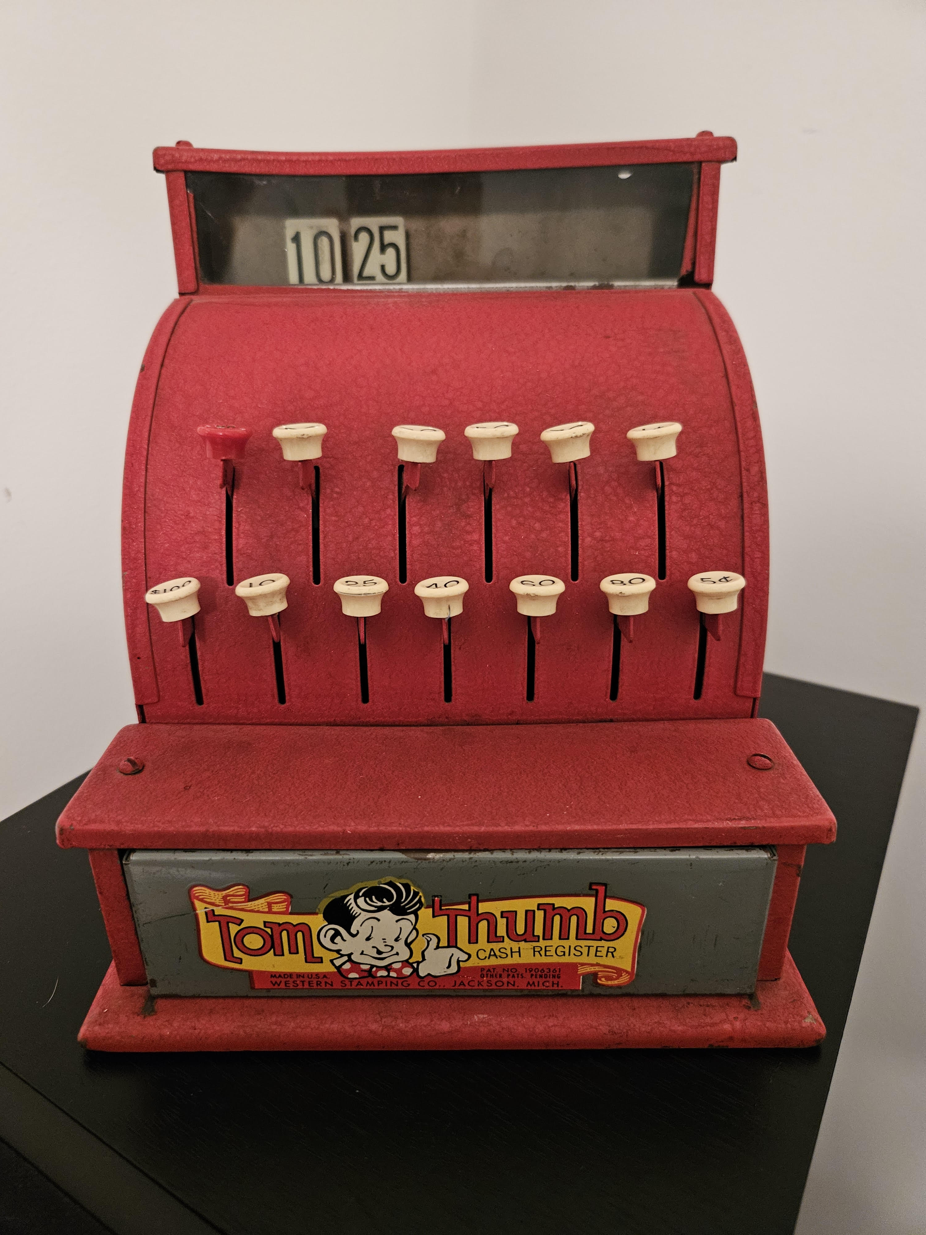 Vintage Tom Thumb Toy Cash Register