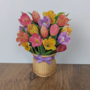 Mini Festive Tulips Greeting Cards