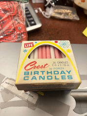 VTG Bday Candles - Boxed