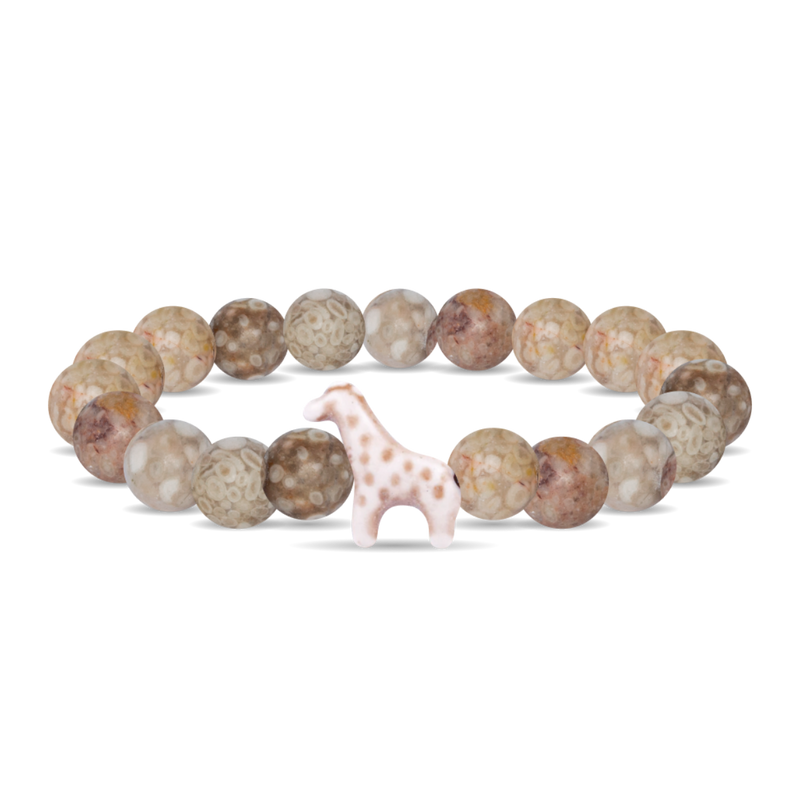 Fahlo Giraffe Tracking Bracelet - sky-stone by 112 - JSQ Mercantile