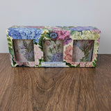 Wild Hydrangea 3 Votive Candle Gift Set