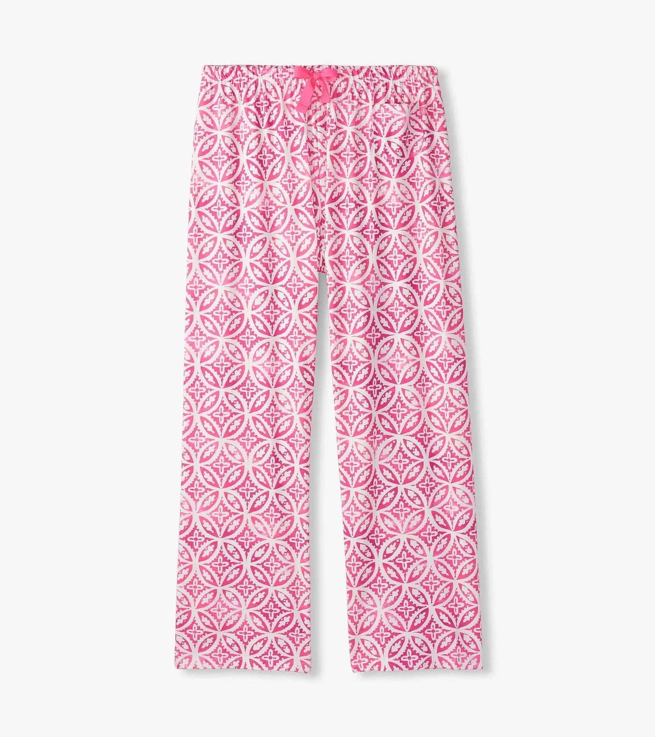 Women_s_Pink_Lotus_Mandala_Polyknit_Pajamas_Pants_flatlay.webp