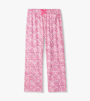 Women's Pink Lotus Mandala Pajama Pants – Ultra-Soft Loungewear Gift