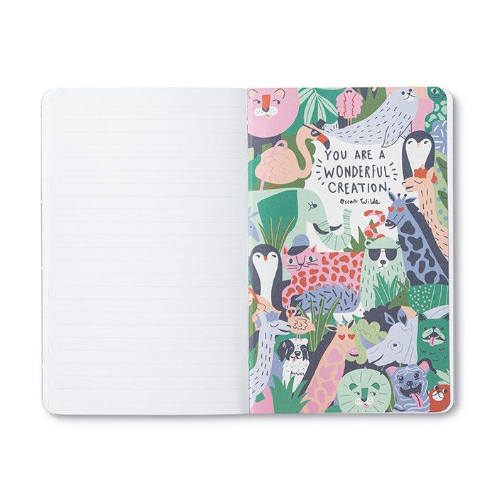 You Are Weird, Unique, and Wildly Perfect Journal — alternate view
