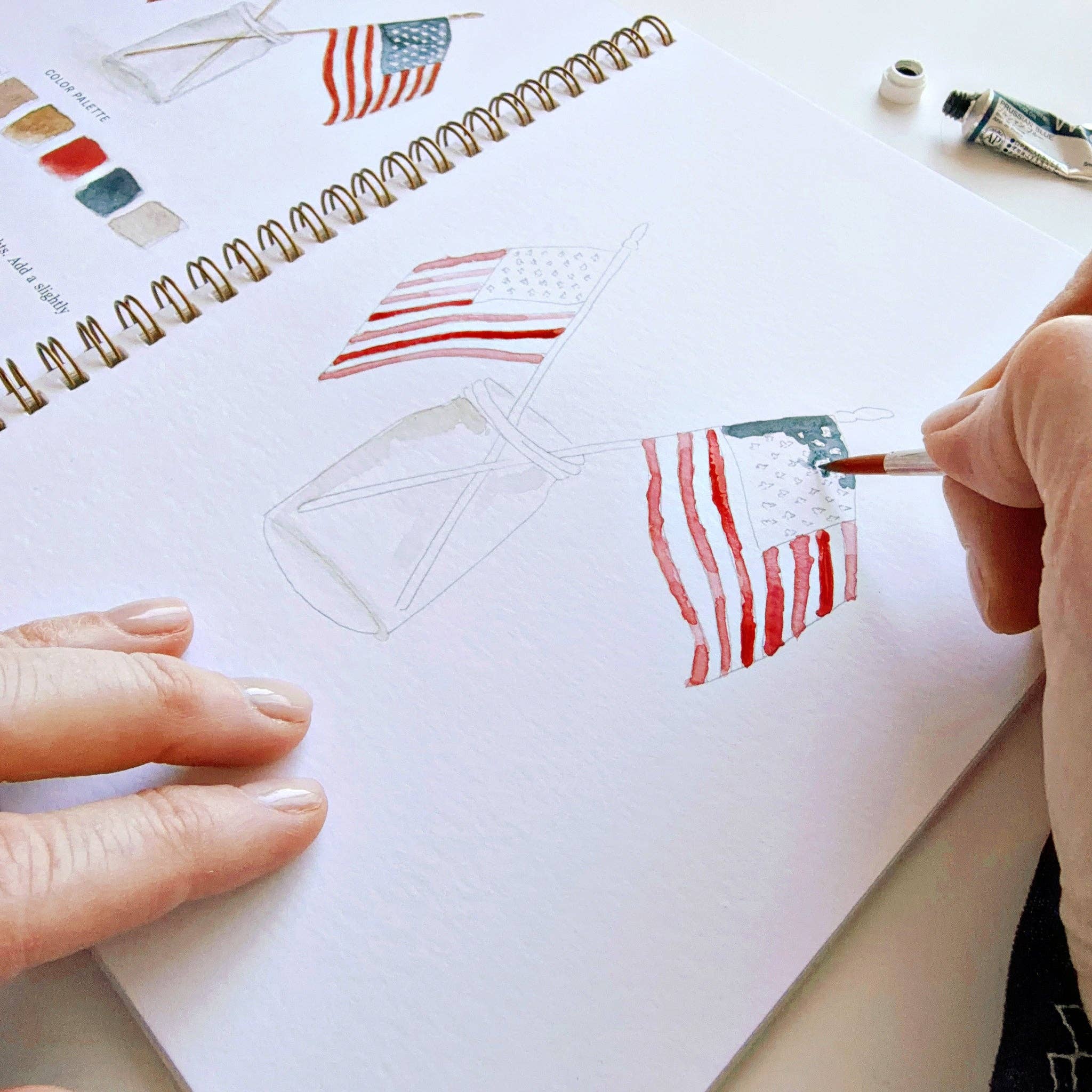 Americana Watercolor Workbook - Emily Lex