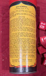1940's Hot Numbers by Selchow & Righter Co. Complete