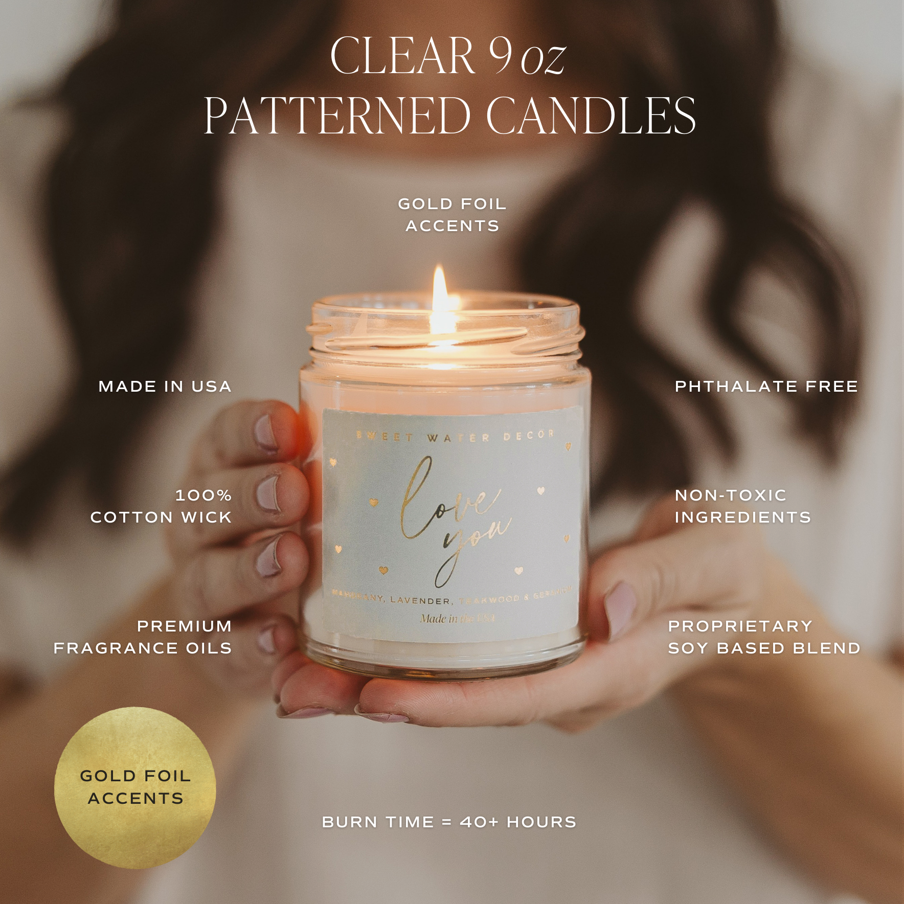 Love You Soy Candle - 9 oz