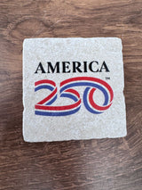 America 250 Stone Coaster