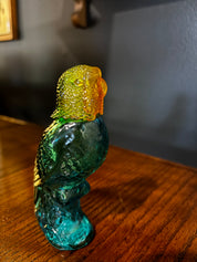 1970s Avon "Island Parakeet" cologne decanter bottle
