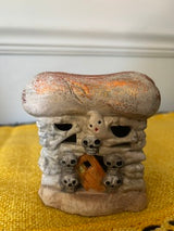 Ceramic "Haunted Bones" Skull House