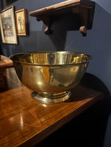 brass Paul Revere style pedastal bowl