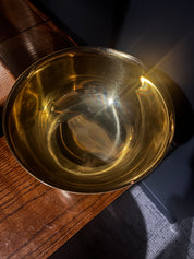brass Paul Revere style pedastal bowl