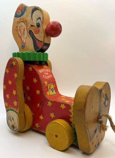 1958 Fisher Price Squeaky the Clown by 823 - Nellie's Nook
