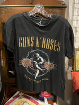 Guns & Roses Black Tee Med