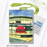 Wrigley Field, Chicago, Mini Canvas Ornament