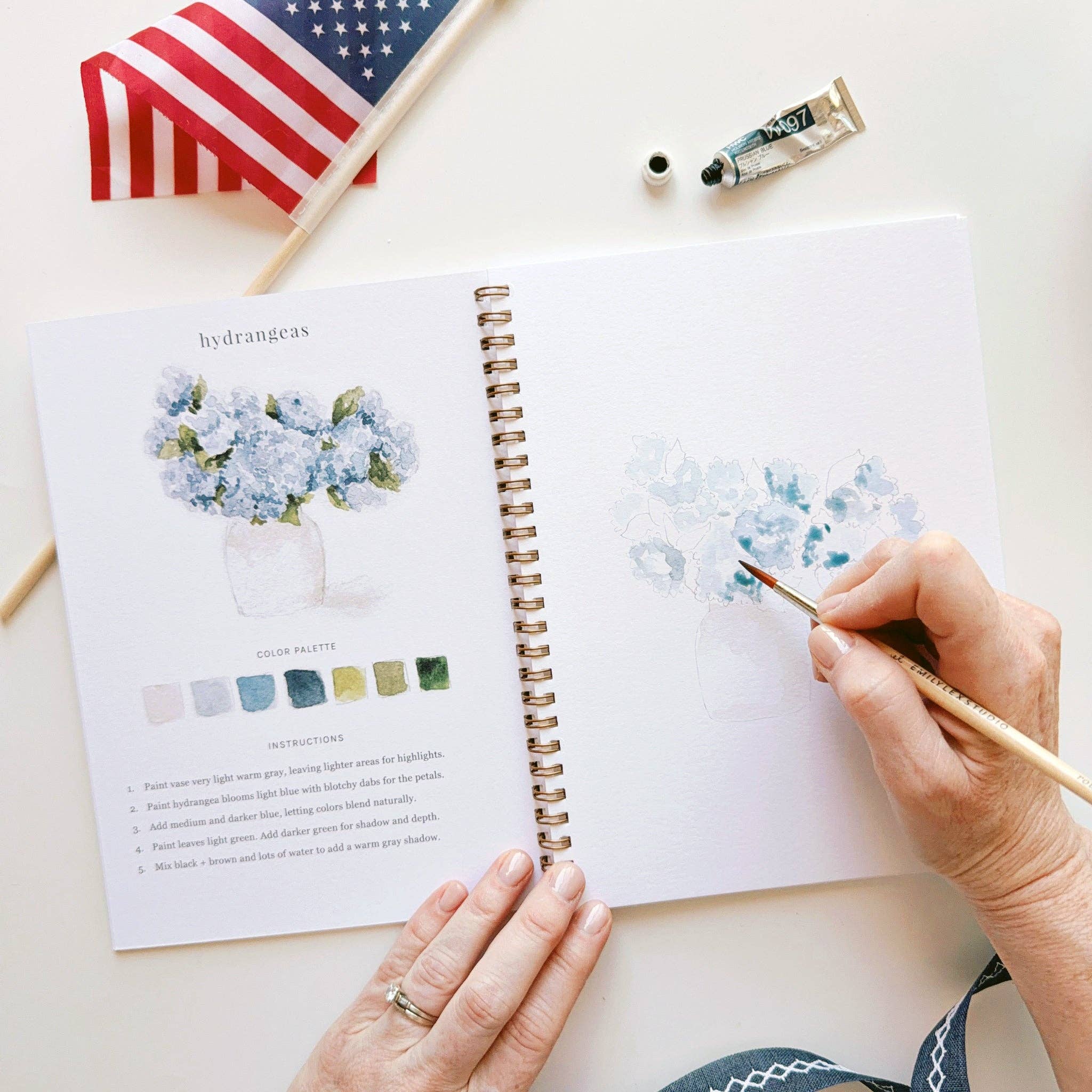 Americana Watercolor Workbook - Emily Lex