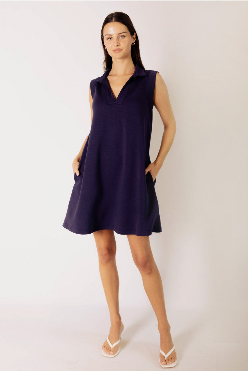 The Court-Side Butter Modal Tennis Dress