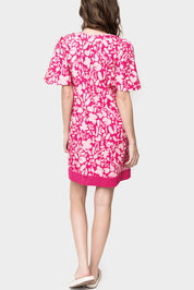 Pink Potager Crochet Trim Cabana Dress