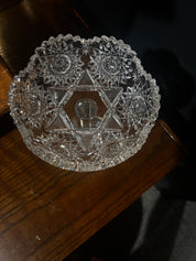 Crystal American Brilliant Period Candy Dish