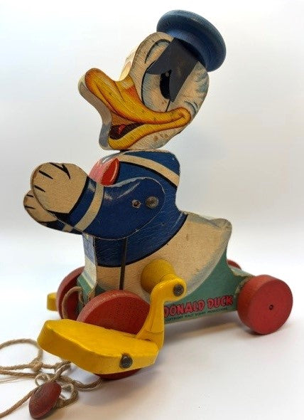 1955 Fisher Price Donald Duck by 823 - Nellie's Nook