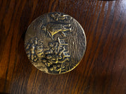 vintage mcm Danish repousse vanity item